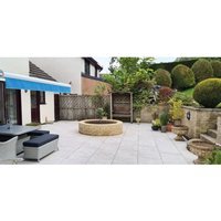 Vitripiazza Traverta Porcelain Paving Tundra Grey 1200x600x20mm Pack of 32