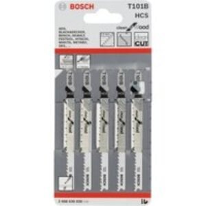 Bosch T101B Wood Jigsaw BLADES5 Pack