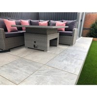 Vitripiazza Bellstone Porcelain Paving Storm 600x600x20mm Pack of 64