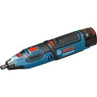 Bosch Gro 12V-35 12V Rotary Tool with 2 x 2.0 Ah BATTERIES, L-BOXX & 5 x Cutting Wheels