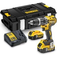 DeWalt DCD796P2 Combi Drill 18 Volt Xr Brushless Compact Lithium-ion Complete with 2 x 5.0AH Batteries, Charger and Tstak Kitbox