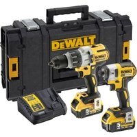 DeWalt 18V Xr Brushless Combi Drill & Impact Driver Twin Pack DCK276P2-GB