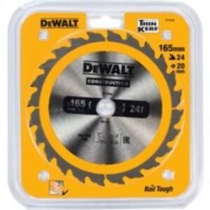 Dewalt Extreme 165mm Circular Saw Blade 165 X 20 X 24t