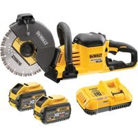 DeWalt DCS690 Cut Off Saw 230mm 54V with 2 Batteries