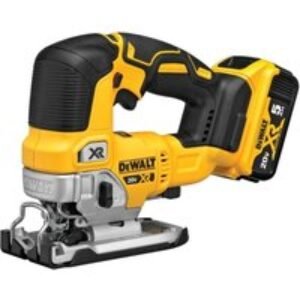 DeWalt 18V Xr Brushless Top Handle Jigsaw with 2 x 5.0AH Batteries DCS334P2-GB