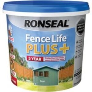 Ronseal Fence Life Plus 5L Matt Shed & Fence Treatment Sage