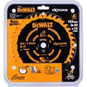 DeWalt DT1668 Qz Circular Saw Blade 184 x 16 x 40T Medium for DCS365