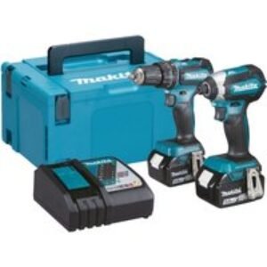 Makita Dl x 2283TJ 18 Volt Lxt Brushless Twin Pack 2 x 5.0AH LI-ION Batteries, Charger and CASE.