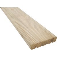 Bsw Green Treated Decking 29 x 124mm x 3.6m