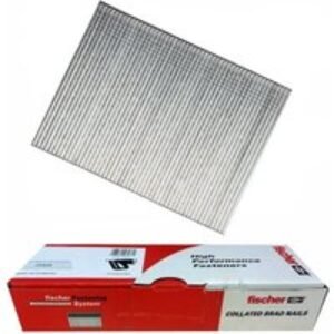 Fischer 16G Galvanised 45mm Angled Brad Nail BX 2000 (No Gas)