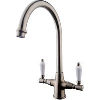 Riom Monobloc Sink Mixer Brushed Nickel