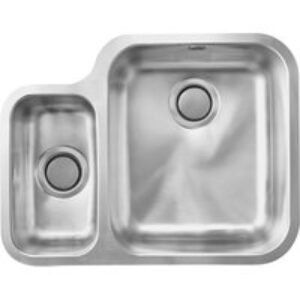 Carron Phoenix Ibis 1.5 Bowl Undermount Stainless Steel Left Hand Drainer Kitchen Sink