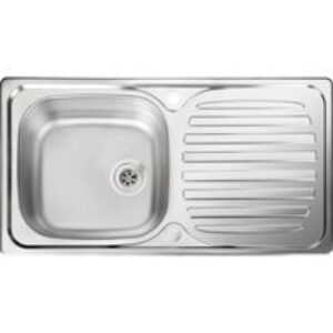 Rangemaster Euroline Compact 1 Bowl Inset Stainless Steel Kitchen Sink