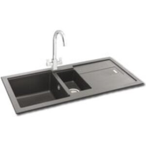 Carron Phoenix Bali 1.5 Bowl Inset Grey Composite Granite Kitchen Sink