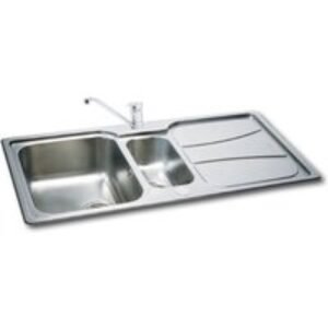 Carron Phoenix Zeta 1.5 Bowl Inset Stainless Steel Kitchen Sink