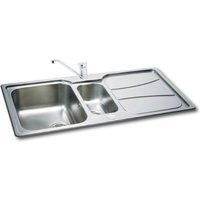 Carron Phoenix Zeta 1.5 Bowl Inset Stainless Steel Kitchen Sink