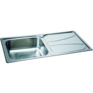 Carron Phoenix Zeta 1 Bowl Inset Stainless Steel Kitchen Sink