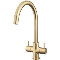 Chantilly Monoblock Sink Mixer Brushed Brass