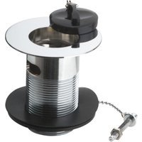 Peerless 201365 Belfast Slot Sink Waste Poly Plug Chain & Stay Chrome Plated 1.5inh