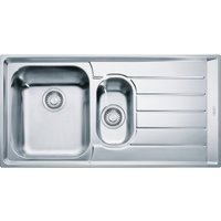 Franke 127.0059.658 Neptune 1.5 Bowl Low Profile Inset Sink Right Hand Drainer Stainless Steel