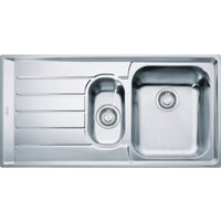 Franke 127.0059.717 Neptune 1.5 Bowl Low Profile Inset Sink Left Hand Drainer Stainless Steel