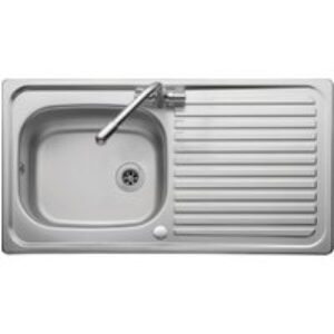 Leisure Linear 1 Bowl 1 Drainer Inset Stainless Steel Kitchen Sink