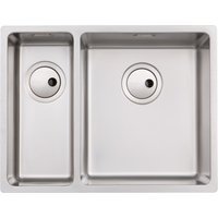 Abode Matrix R15 1.5 Bowl Undermount Stainless Steel Left Hand Drainer Kitchen Sink