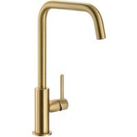 Abode Althia Single Lever Monobloc Kitchen Mixer Tap Brushed Brass AT2103