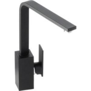 Abode New Media Single Lever Tap Matt Black AT1182