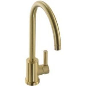 Abode Atlas Single Lever Monobloc Kitchen Mixer Tap Brushed Brass AT2102