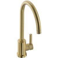 Abode Atlas Single Lever Monobloc Kitchen Mixer Tap Brushed Brass AT2102