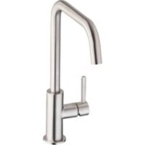 Abode Althia Single Lever Monobloc Kitchen Mixer Tap Brushed Nickel AT1259