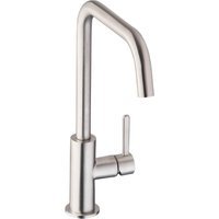 Abode Althia Single Lever Monobloc Kitchen Mixer Tap Brushed Nickel AT1259