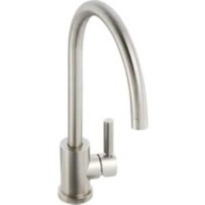 Abode Atlas Single Lever Monobloc Kitchen Mixer Tap Brushed Nickel AT1093