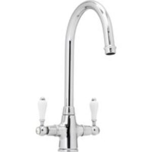 Abode Ludlow Dual Lever Monobloc Kitchen Mixer Tap Chrome AT1026