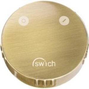Abode AT2109 Swich Diverter Valve Round Handle with Classic Filter Brushed Brass