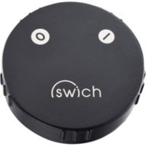 Abode AT2107 Swich Diverter Valve Round Handle with High Resin Filter Matt Black