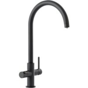 Abode Prothia Slimline 3 in 1 Hot Water Tap And Filter Matt Black