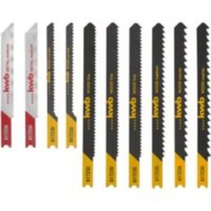Einhell kwb 10 Piece U-Shank Jigsaw Blade Set