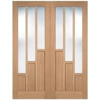 LPD Internal Coventry Pair Unfinished Oak Solid Core Door – 1220 x 1981mm