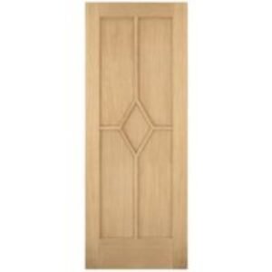 LPD Internal Reims 5 Panel Pre-finished Oak FD30 Fire Door - 762 x 1981mm