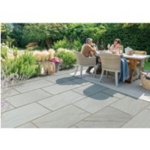 Bradstone Natural Sandstone Paving Slab Silver Grey 600 x 600 x 22mm