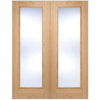 LPD Internal Vancouver Pair Pre-Finished Oak Solid Core Door – 914 x 1981mm