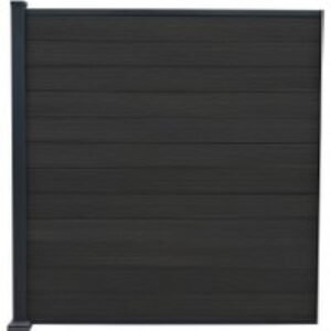 Piranha Black Carbon 6ft Bolt-Down Composite Fence Kit 6ft