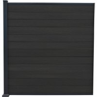 Piranha Black Carbon 6ft Bolt-Down Composite Fence Kit 6ft