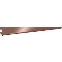Twin Slot Antique Copper Shelf Bracket – 470mm