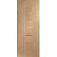 XL Joinery Messina Oak 8 Panel Un-finished Internal Door - 1981 x 838mm