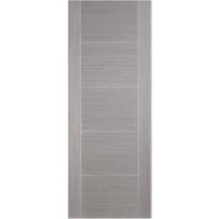 LPD Internal Vancouver 5 Panel Pre-Finished Light Grey Solid Core Door – 826 x 2040mm