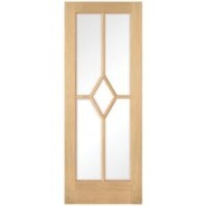 LPD Internal Reims 5 Lite Pre-Finished Oak Solid Core Door - 762 x 1981mm
