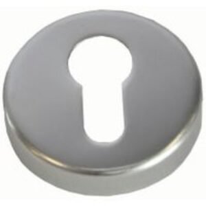 4FireDoors Euro Profile Escutcheon - Satin Anodised Aluminium Pack of 2